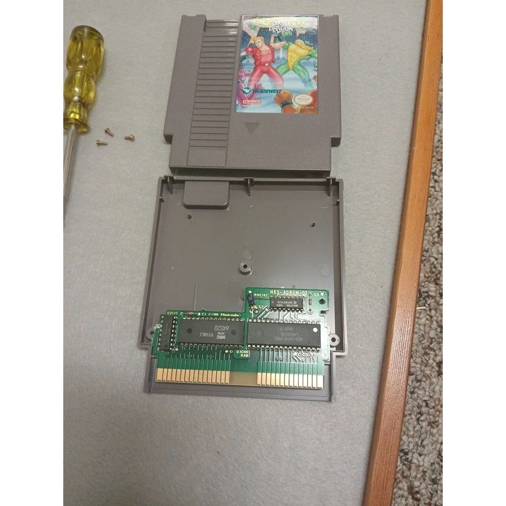 Battletoads & Double Dragon: The Ultimate Team NES - Authentic - Board Pics!!